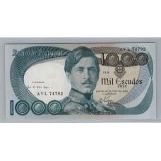 PORTUGAL 1968 BILLETE DE 1000 ESCUDO MUY BUENO